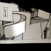 Kombination von 2D mit 3D am Beispiel Architektur als Collage